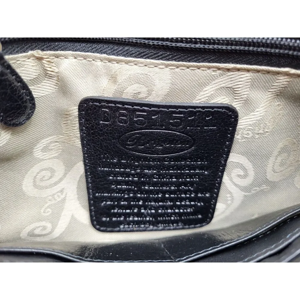 Brighton Black Clutch Shoulder‎ Bag Purse Clutch 851511 Heart Diamond